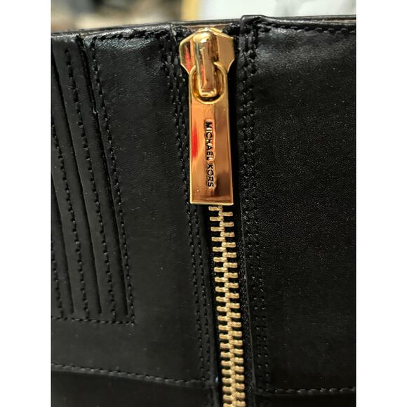 Michael Kors Kincaid Leather Riding Boot Size 8 M Dome Studs Western Equestrian - Picture 8 of 10